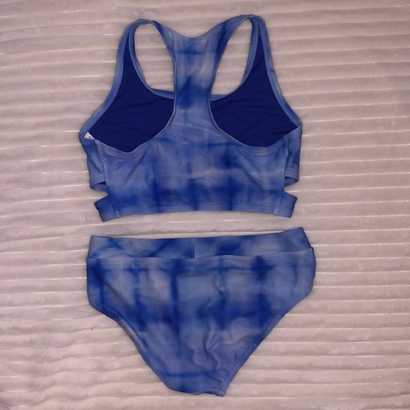 Athleta Girl High Neck Cross Bikini Top with Bottoms - Picture 3 of 4